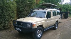 Our Safari vehicle